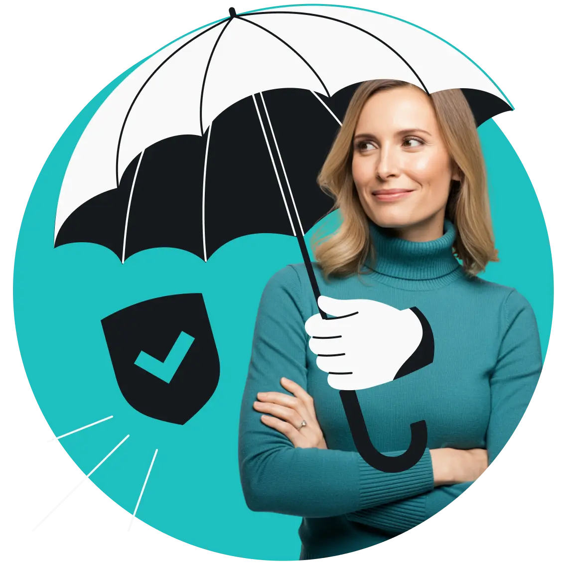 Surfshark app page showing identity theft coverage details, including covered expenses and a File a claim button.
